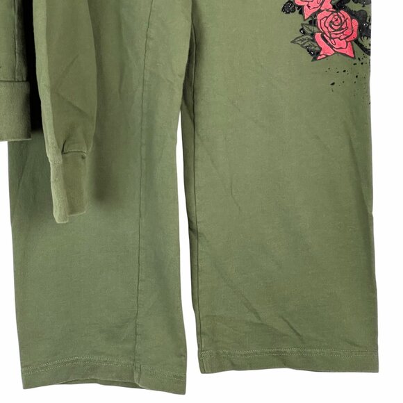 Disney Disneyland Resort Tinker Bell Green Hoodie & Pants Set Girls Size S/XS - Picture 15 of 16